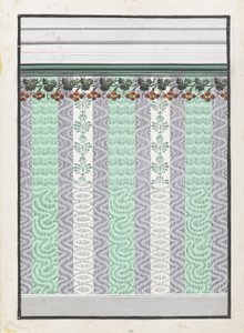 Design for a Wallpaper with Alternative Pattern by Unbekannt Unbekannt